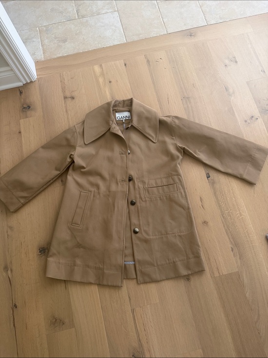 Ganni Jackets & Blazers - Ganni swing style trench Jacket size small/medium
